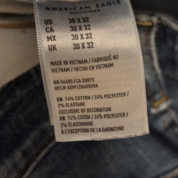 American Eagle Outfitters Next Level Airflex Slim Mens Jeans Size 30x32 - Picture 5 of 11